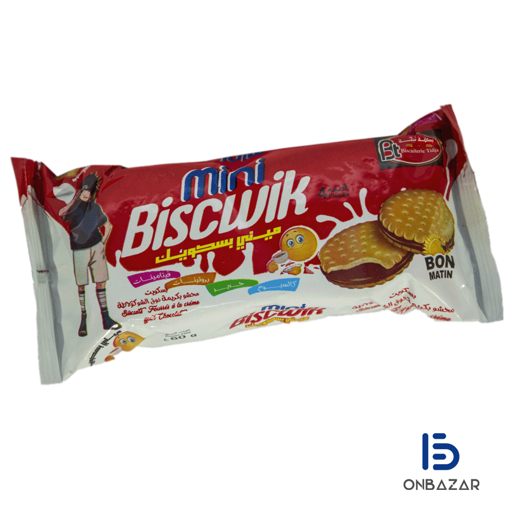 Galletas dulces de chocolate Mini Biscwik (60g)