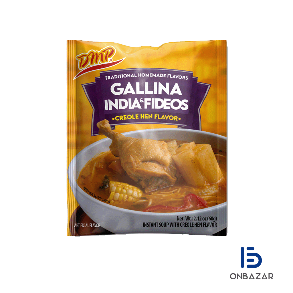 Sopa de gallina india y fideos DMP (60g /2.12 oz)