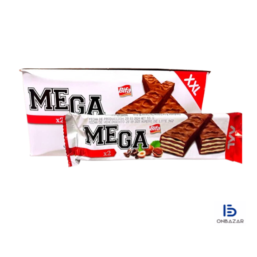 Sorbeto con cobertura de chocolate Mega (55g)